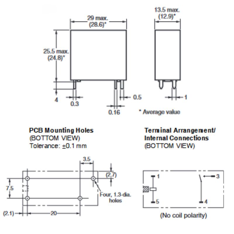 RELAY DC 12V 5950